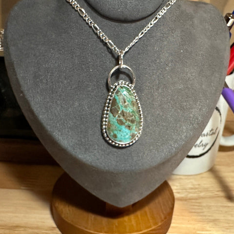 Stormy Mountain Turquoise Necklace